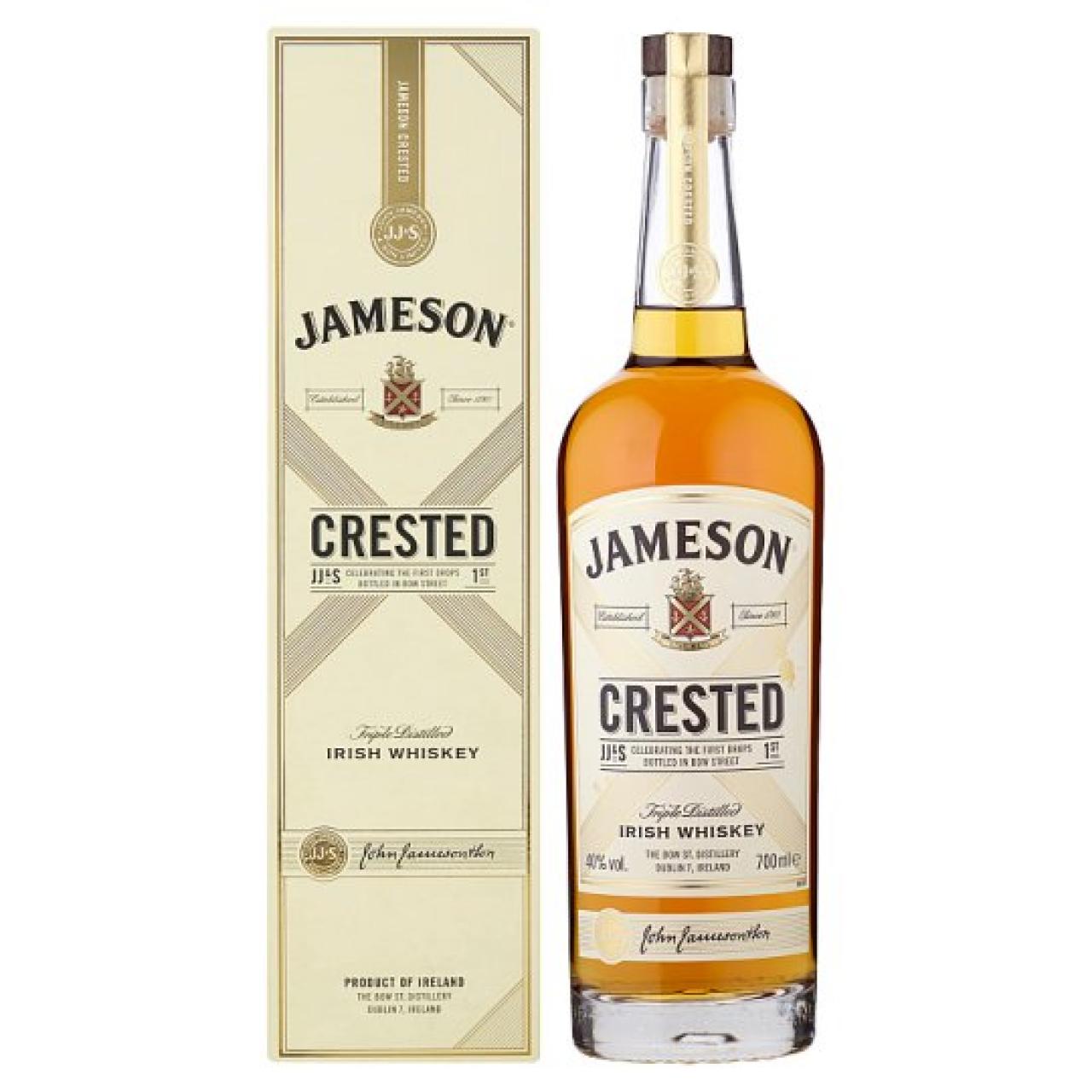 JAMESON CRESTED 40% 70CL